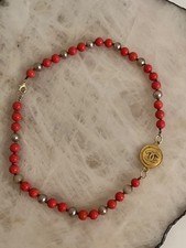 Chanel Coral Pearl and Gold CC