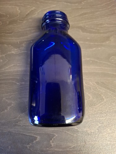 Cobalt blue glass - blue, apothecary