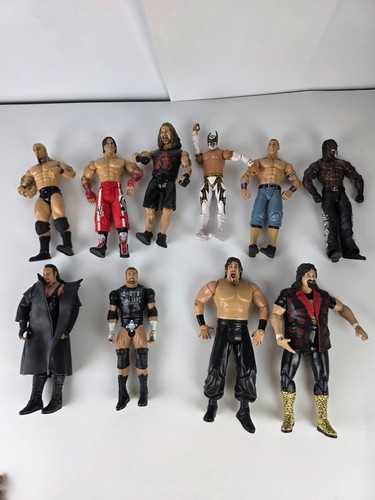 Wwe and wwf action - wwf, figures