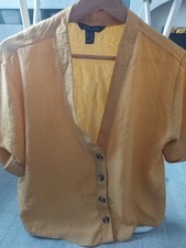 New Look Women's Mustard Top
