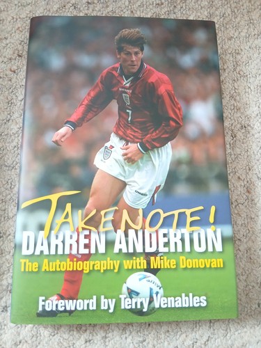 Signed copy darren anderton - darren,