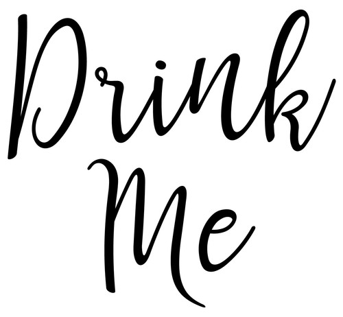 Drink vinyl decal sticker - drink,