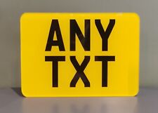 6 x 4 Bike Plate Show Plates