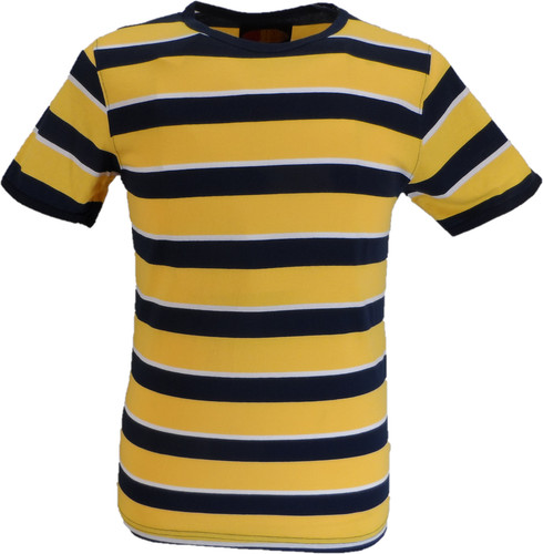Mens mustard black - black, white