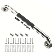 1/2PC Safety Grab Bar Bathroom Support Handle Steel Bath Shower Toilet Hand Rail