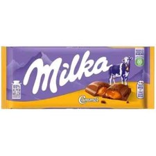 Milka Caramel Chocolate Bar