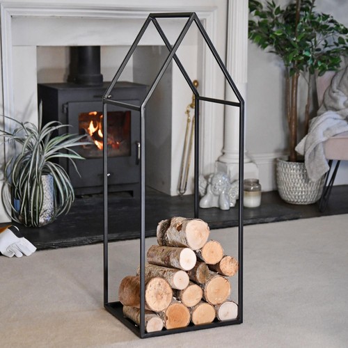 Town house iron log rack - iron,
