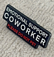 BUY 2 GET 1 FREE! Funny Workplace Pin Badge - Office Humour, Work Gift, Coworker