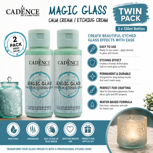 Cadence magic glass etching - glass,