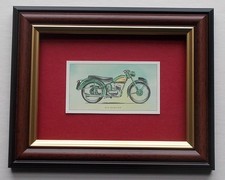 MOTOR CYCLE IMAGE FRAMED - BSA BANTAM