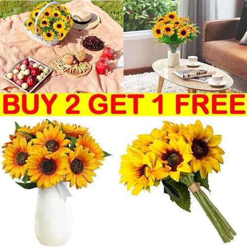 Heads artificial sunflowers - artificial,