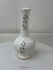 Royal Tara Vase Irish Clover Bone China vgc 1970s