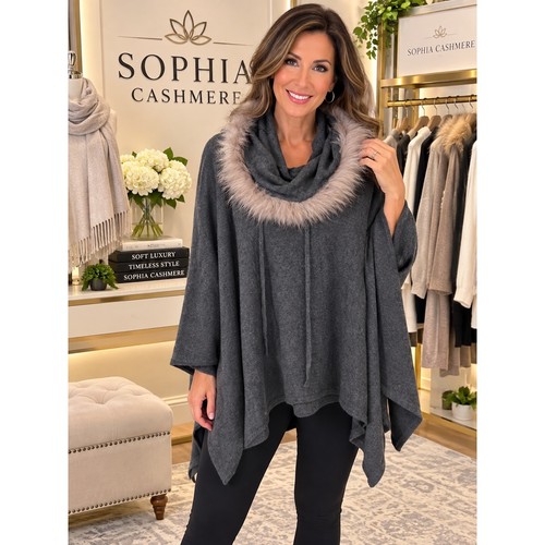 Sophie cashmere poncho one - sophie,