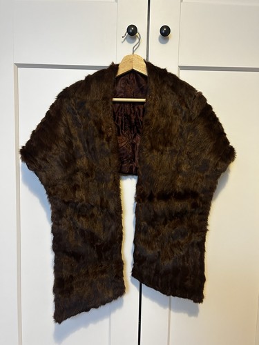 Vintage dark brown - dark, fur