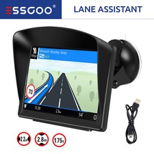 Motorhome Caravan Car Sat Nav with World Maps Free Lifetime Update ESSGOO 7 Inch
