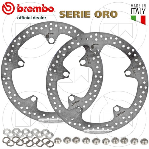 Pair front brake discs - of,