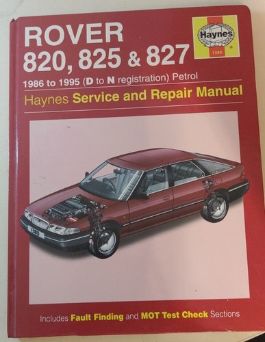 1380 rover 820 825 - 825, 1986