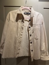 Zara Womens Corduroy Shacket