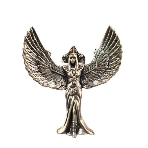 Mini brass isis goddess - mini,