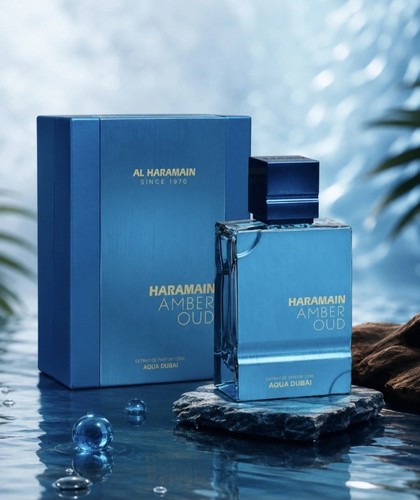 Haramain amber oud - amber, aqua