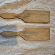 Vintage Antique 2 Wooden Butter pats for making butter  Kitchen Utensils