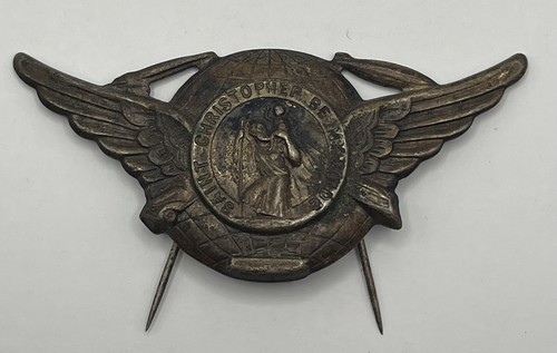 Vintage christopher medal - st.,