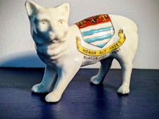 Manx Cat Crested Porcelain Burton Upon Trent