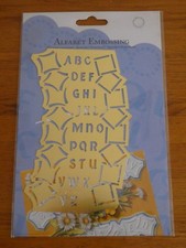 Alfabet Embossing Brass