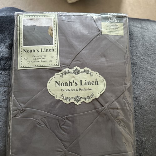 Noah linen pintuck single - linen,