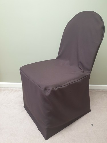 New brown cotton chair - new,