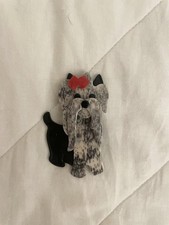 Lea stein Dog Brooch