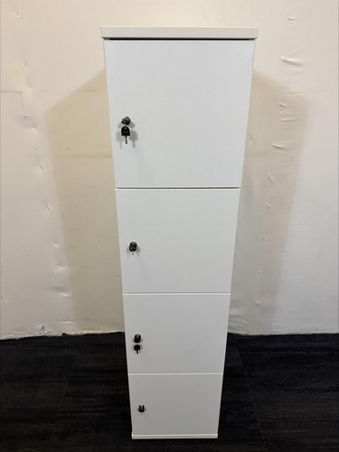 White door vertical storage - white,