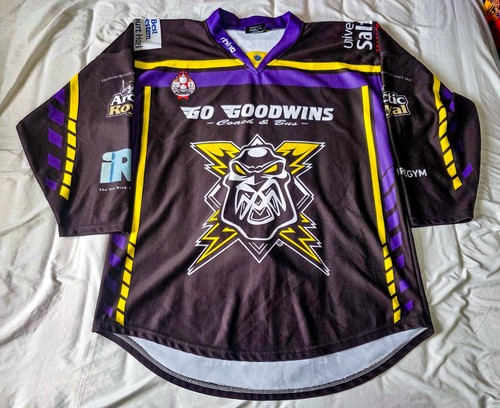 Manchester storm game worn ice - game,