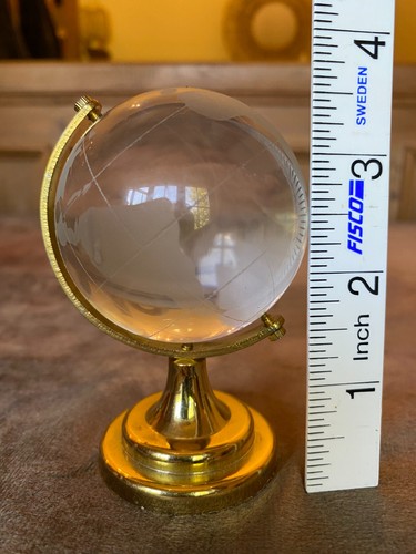 Crystal gemstone globe - gemstone, on