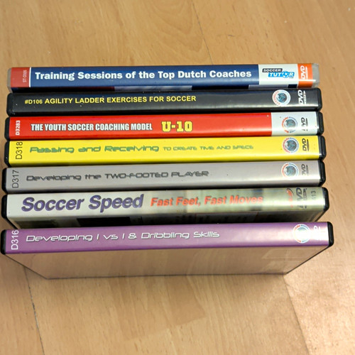 Lot soccer coaching dvds - soccer,