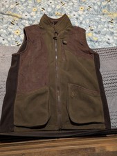 Deerhunter Gamekeeper Shooting Waistcoat Stormliner Fleece Vest Graphite Green