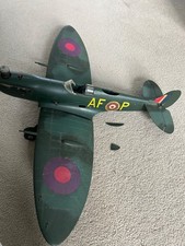 Cox Spitfire Thimble Drome Model Airplane Gas Powered Engine C1977 - Untested