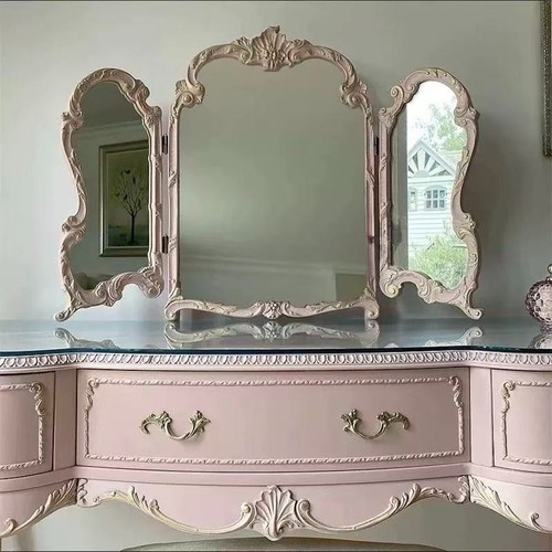 Vintage french rococo vanity - vintage,