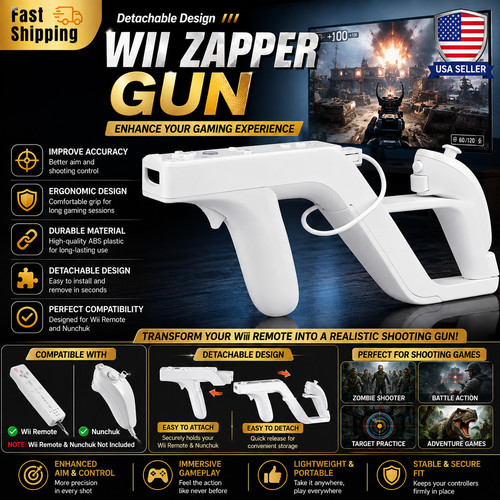1pcs zapper gun for nintendo - 1pcs,
