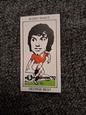 GEORGE BEST MANCHESTER UNITED 1990 BUSBY BABES WEST MIDLANDS COLLECTORS CARD    