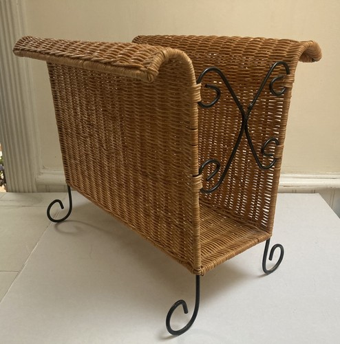 Vintage wicker and - vintage, wrought