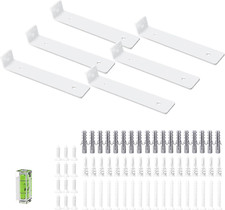 6 Pack Heavy Duty White Metal