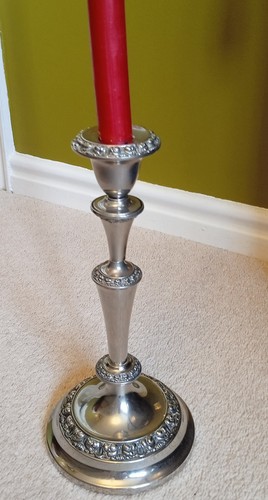 Vintage silver plated - vintage, candle