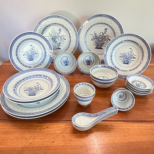 Vintage jingdezhen blue and - jingdezhen,