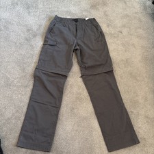 PETER STORM Men’s Grey Walking Zip Off Trousers/Shorts, Size 30 Long 
