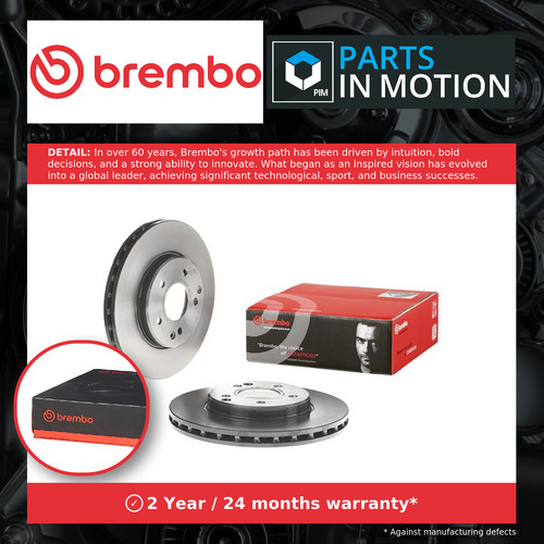 Brake discs pair vented - 2x,