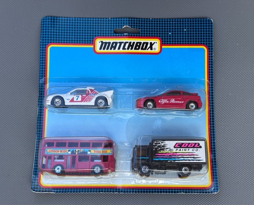 Matchbox four card - card, blister