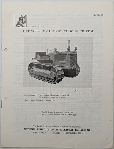 Original niae test report - original, on