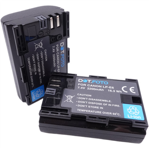 2200mah battery for - lp-e6,