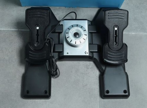 Logitech flight rudder - logitech,